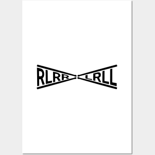 Paradiddle: RLRR LRLL Drum Rudiment Enthusiast Posters and Art